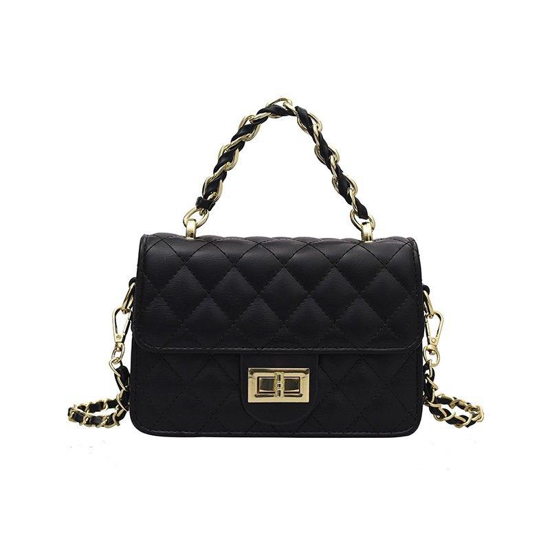Chain bag new fashion diamond large capacity sensitive time versatile messenger multi-layer small square bag