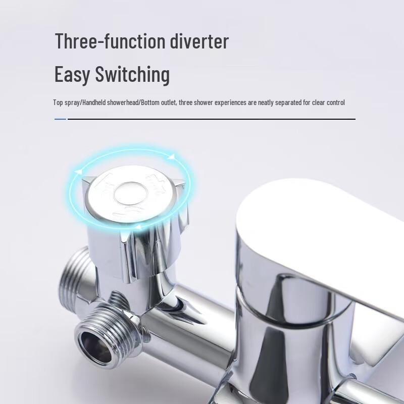 Ruitetai All-Copper Small Square Shower Set