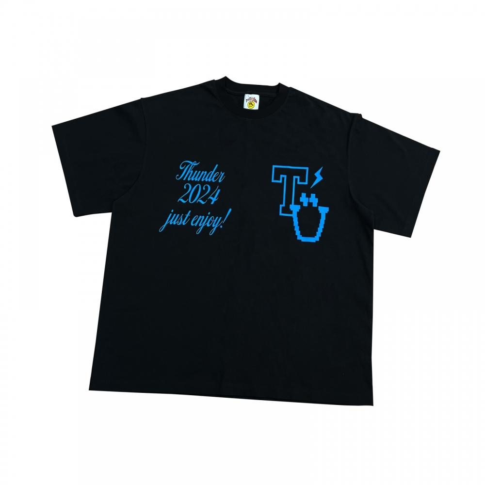 

Thunder 24 PigmenT T shirT Blue 2024 aTeez Pop Up
