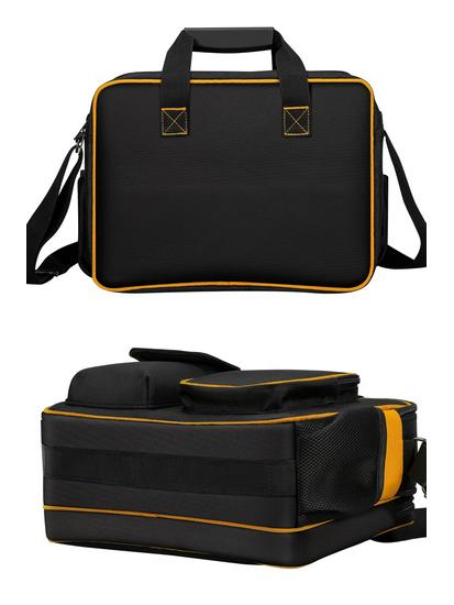 Large Portable Electrician Tool Bag - Thick, Multifunctional Canvas Storage