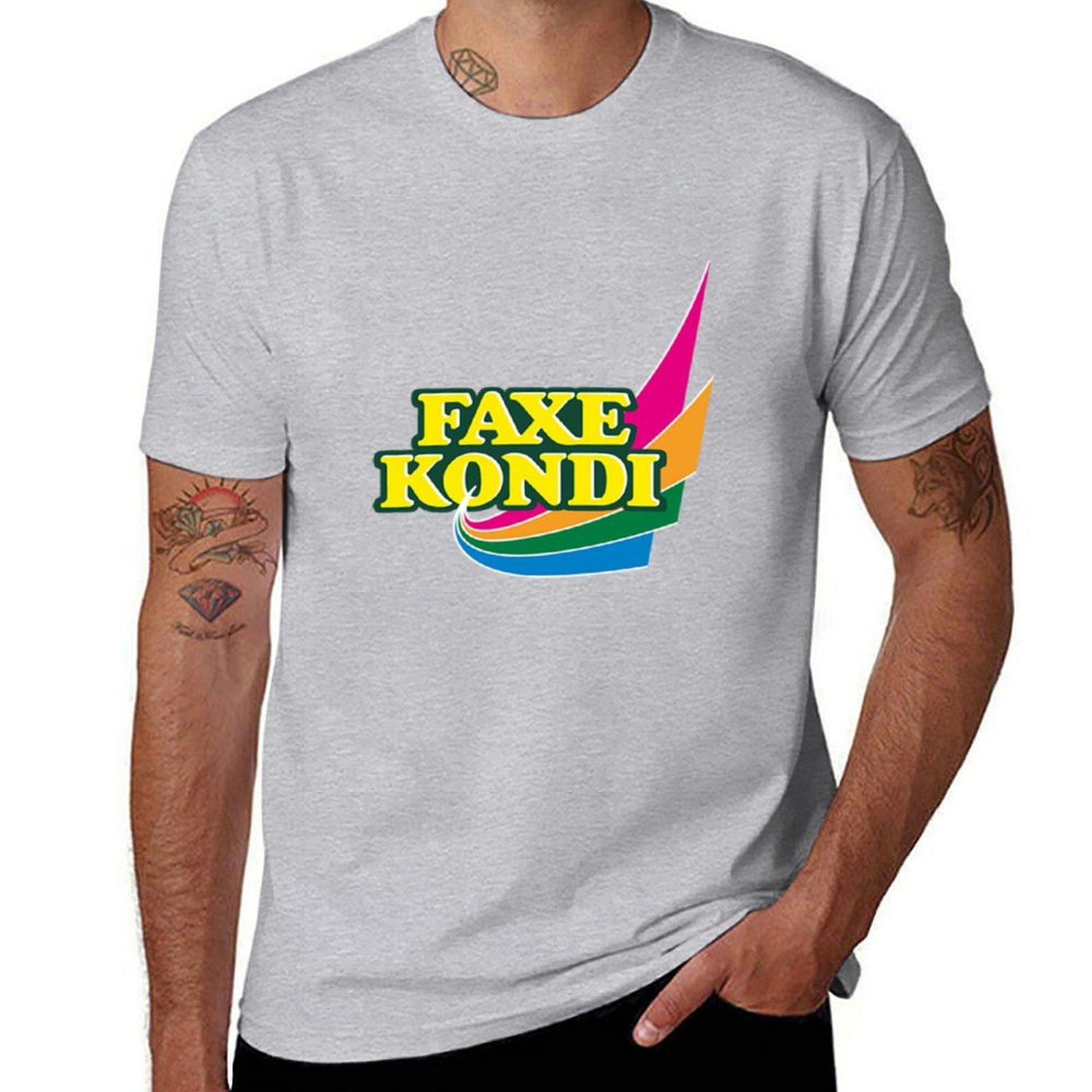 faxe kondi logo Tshirt sweat funnys men clothing S