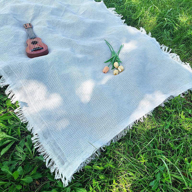 French Artistic Outdoor Double-Sided Picnic Mat - Thickened for Camping & Photography