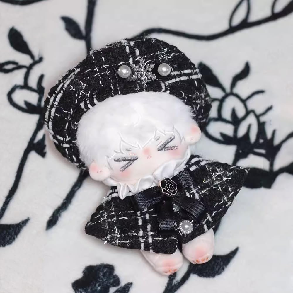 AXLUCE - Plush Clothes - Stuffed Animal - Clothes - 10cm - Doll (Black, 10cm)
