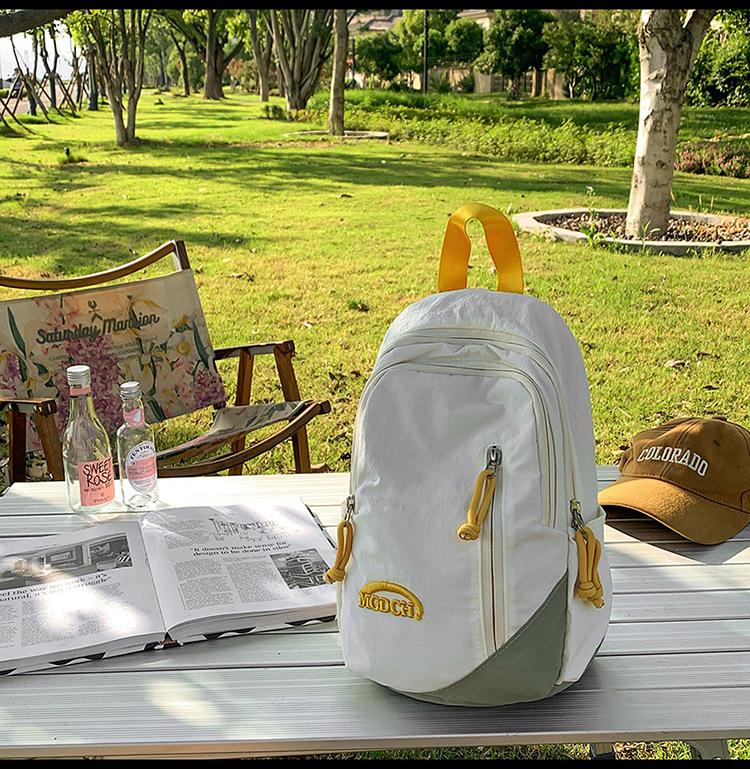 School Bag Versatile Large Capacity Couple Leisure Simple Travel Commute Light Sports Outdoor Mountaineering Bag