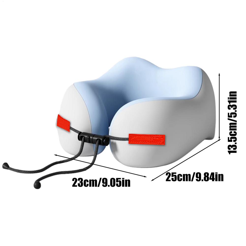 Soft Travel Pillow Travel Healthcare Memory Foam Neck Cervical Airplane Pillow Neck Cushion Soft Noon Break Sleep Pillows 2980₽