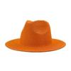Casual Large Panama Jazz Hat Solid Color UV Protection Panama Straw Hat Wide Brim Sun Hat British Dress Hat Unisex