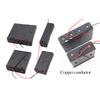 3pcs 18650 Battery Holder Storage Case 1 Slot 37V for 1 2 3 4 Cells with Black Red Wires Plastic Container Box