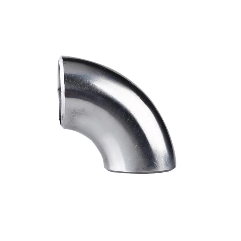 2.5 3 3.5 mm Thick 25 27 32 34 38 -89 mm OD Butt Weld 90 Degree Elbow SUS 304 Stainless Steel Sanitary Pipe Fitting Home Brew