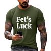Men's Funny Letter Print Casual Loose Fit Top for Everyday Wear