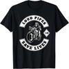 Laute Auspuffe retten Leben - Biker T-Shirt