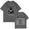 Rapper Beele Borondo Tour 2026 T-shirtUnisex Fashion Vintage Short Sleeve T-shirts Summer Casual Loose 100%cotton T Shirt
