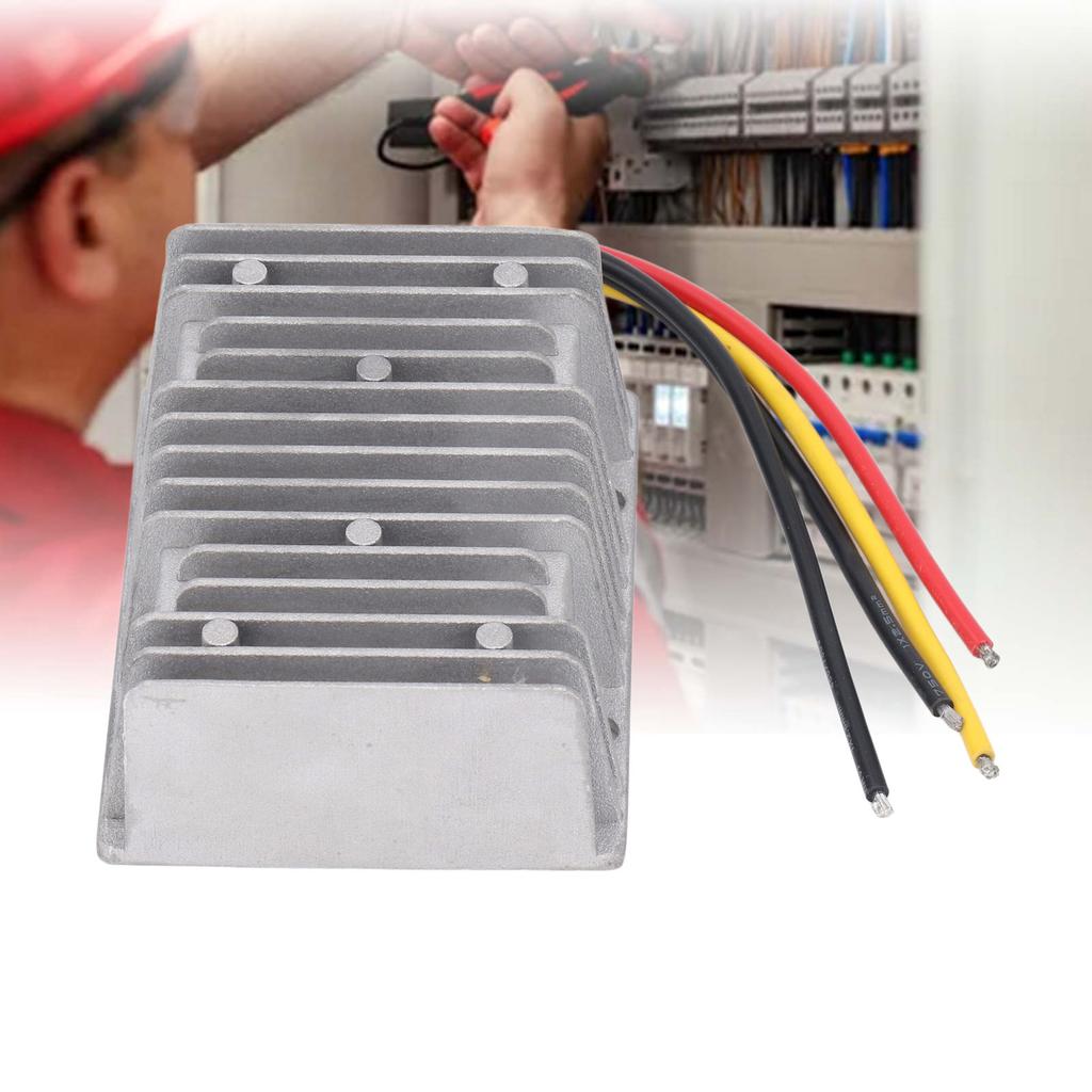 Reduktor stejnosměrného napětí 36V48V(30V-60V) na 19V konvertorový regulátor napájení IP67 Vodotěsný modul 57