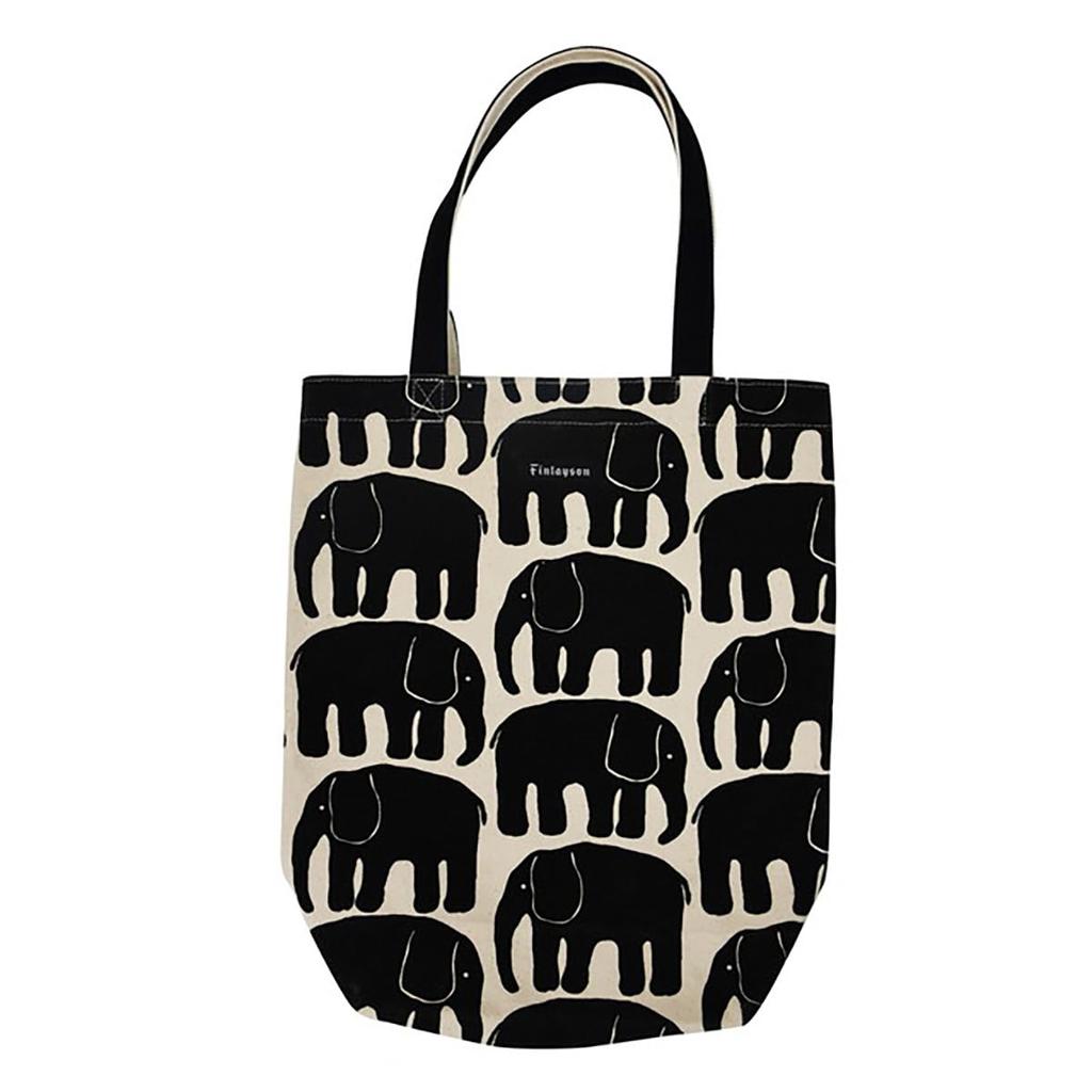 Marushin Finlayson Elephant Tote H40 x W35 x Made of Elephant Canvas Perfect for or as a Gift Bag, D11.5cm, Fabric, Mother's Day, Birthdays, (Product