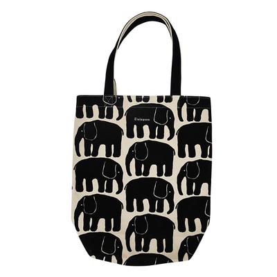Marushin Finlayson Elephant Tote Bag, H40 X W35 X D11.5cm, Made of Elephant Canvas Fabric, Perfect for Mother's Day, Birthdays, or As a Gift (Product
