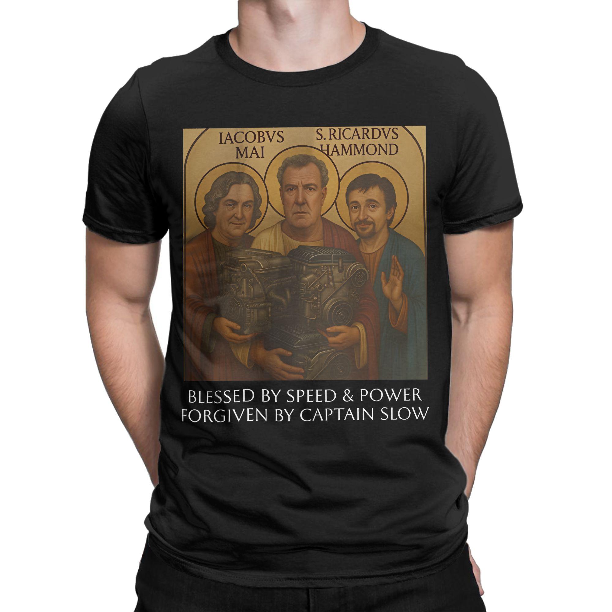 

Jeremy Clarkson Protect Us From Electric Motors Tshirts Men Cotton Tops Funny Hammond May Round Neck Short Sleeve - Men s Sum... S разноцветный