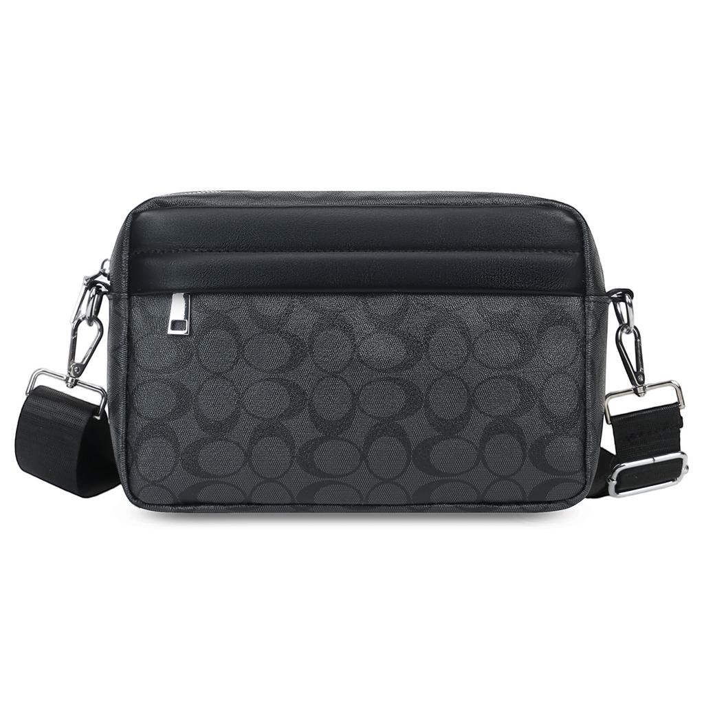 Modische Leder Herren Tasche Trend Tasche Umhängetasche Crossbody Tasche Lässige Business Leder Herren Kleine Umhängetasche Schulter