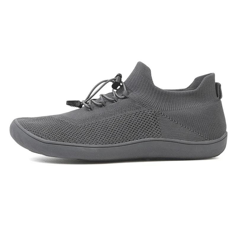 Men Wide Toe Walking Shoes Women Comfortable Barefoot Casual Footwear New Flat Light Weight Sports Zapatillas Couple Size 36-46