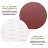 Uxcell Sanding 180 Grit Aluminum Oxide Hook and Loop Round Sander Paper for Sanding Auto Car and Metal 5-Piece 12-Inch Discs, Stick-Back Sandpaper,