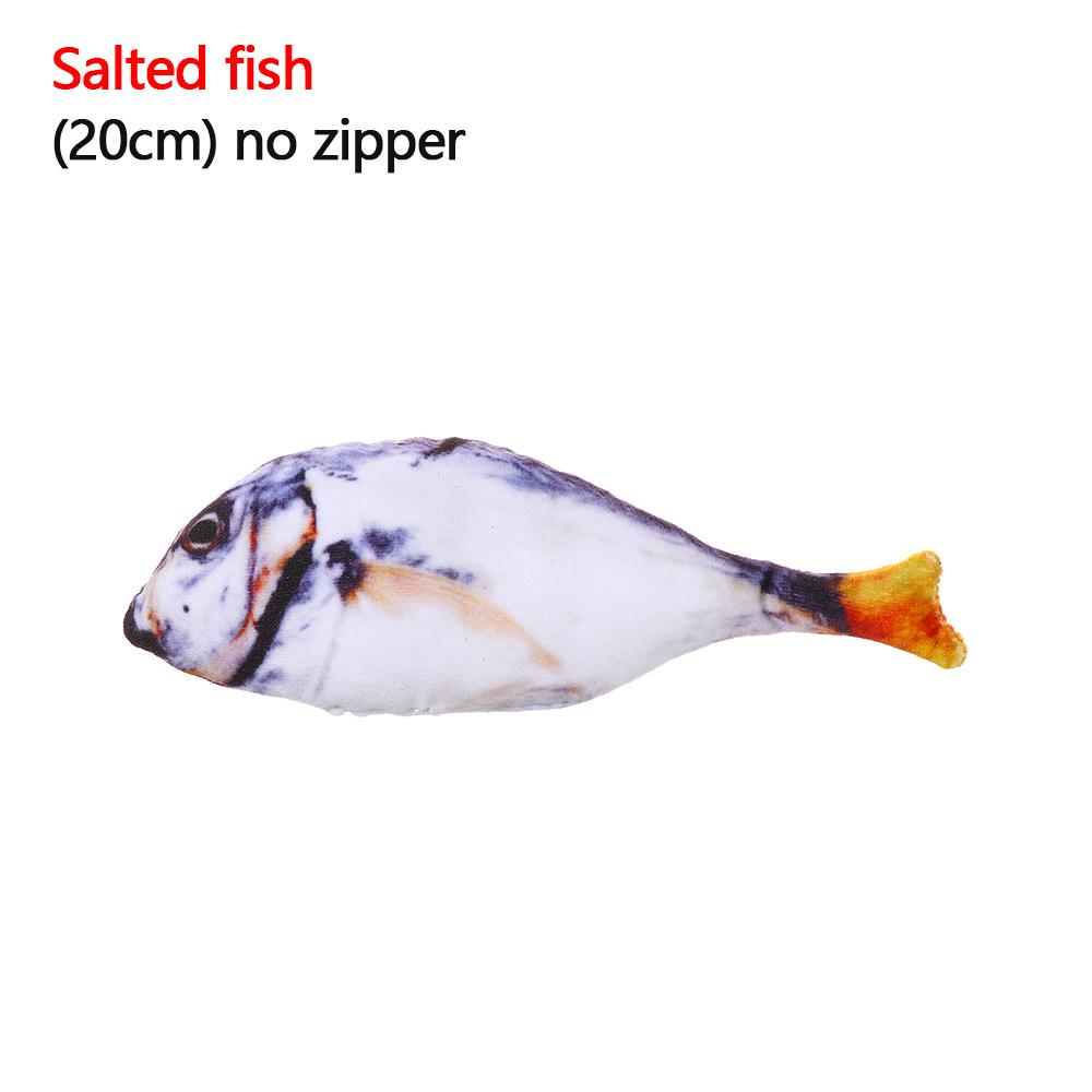 Realistic Chew  Mint Catnip Simulation Fish Shape Kitten Playing Pet Interactive Cat Play