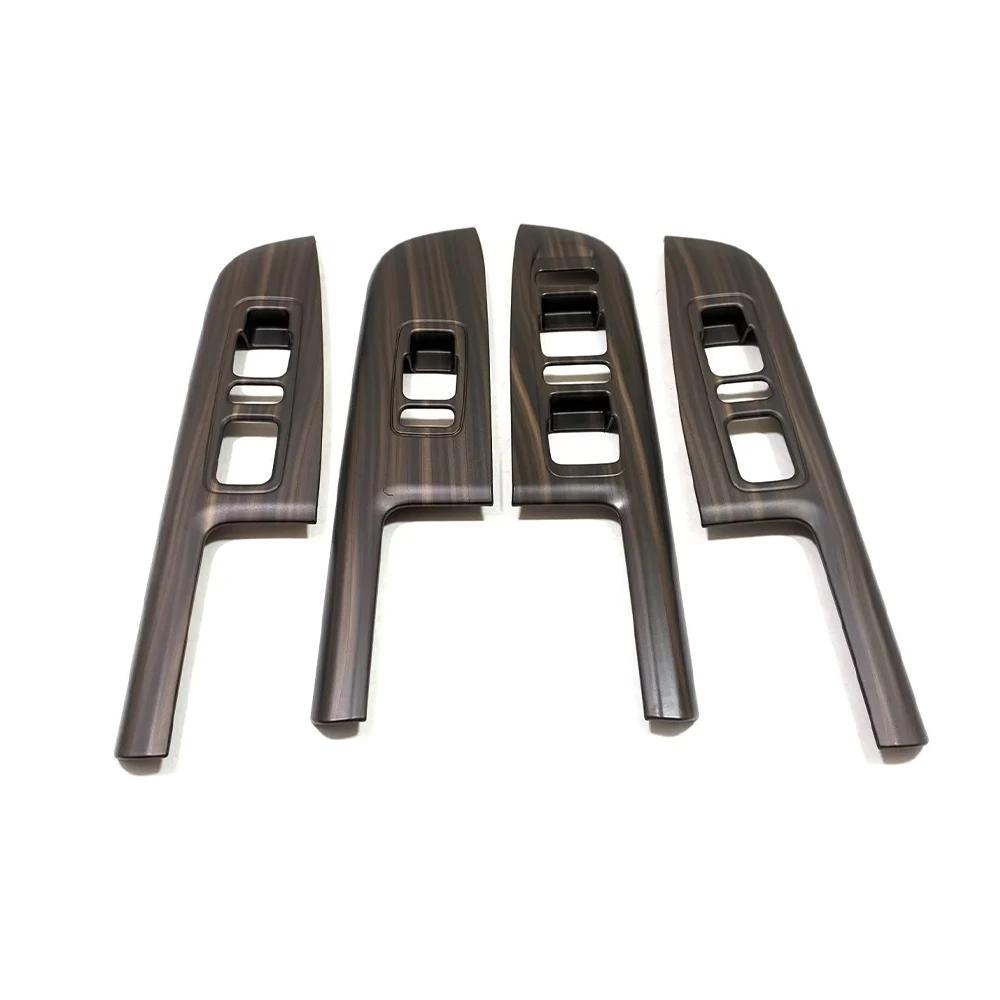 For XPENG G9 Carbon Fiber Car Door Window Lift Panel Frame Trim Cover Auto Interior Decoration Stickers   2024 2025