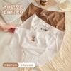 Panties Women's Ice Silk Traceless Bow Floating Mid-Waist Lightweight Breathable briefs Women's Fit Panties