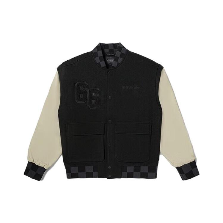 

New Vans CLUB BASEBALL Jackets Unisex Black VN000928BLK S