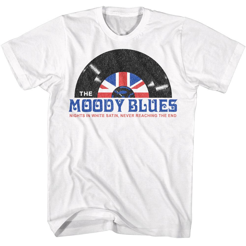 The Moody Blues Nights In White Satin Record Men T Shirt R&B Rock Music XXXL