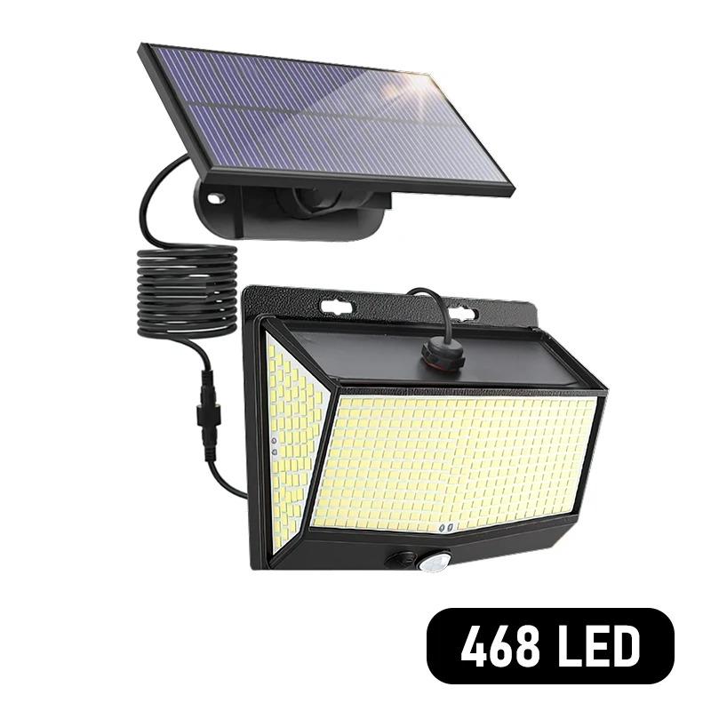 

Светодиодный солнечный уличный светильник с дистанционным управлением, 3 режима, светодиодный настенный светильник для двора, сада, террасы, гаража, с индукцией человеческого тела, для освещения двери и улицы Separation 1pc