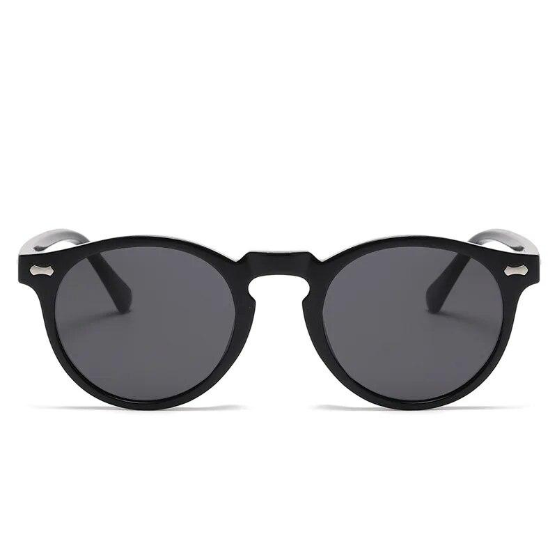 Klasyczne okrągłe spolaryzowane okulary przeciwsłoneczne damskie męskie soczewki herbaciane zewnętrzne okulary do jazdy w stylu vintage okulary przeciwsłoneczne unisex UV400