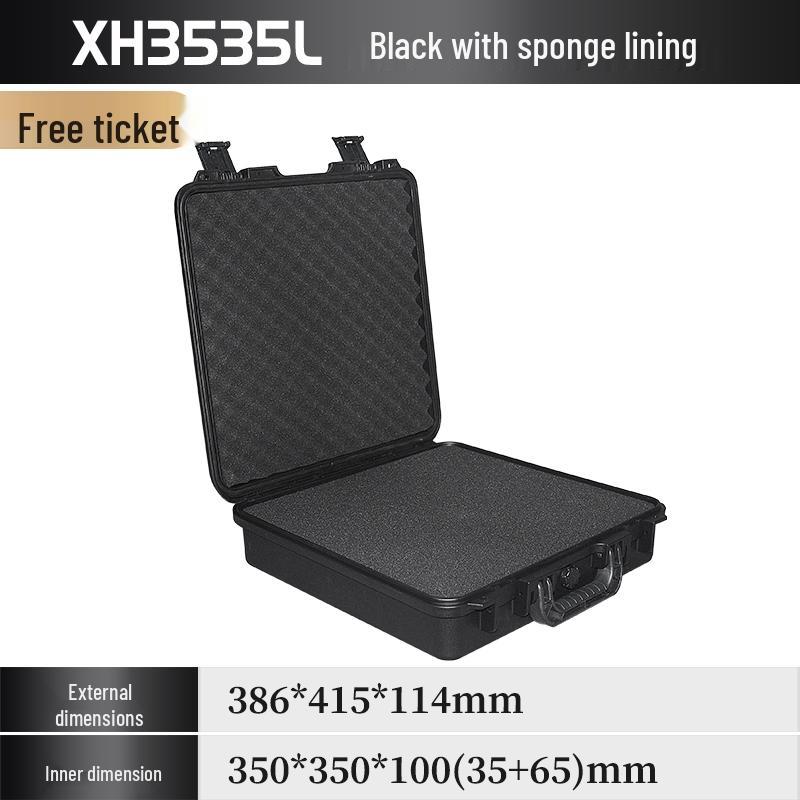 Xihua IP67 Waterproof ROHS Certified Thickened Plastic Toolbox - 35x35 Square Moisture-Proof Instrument Case
