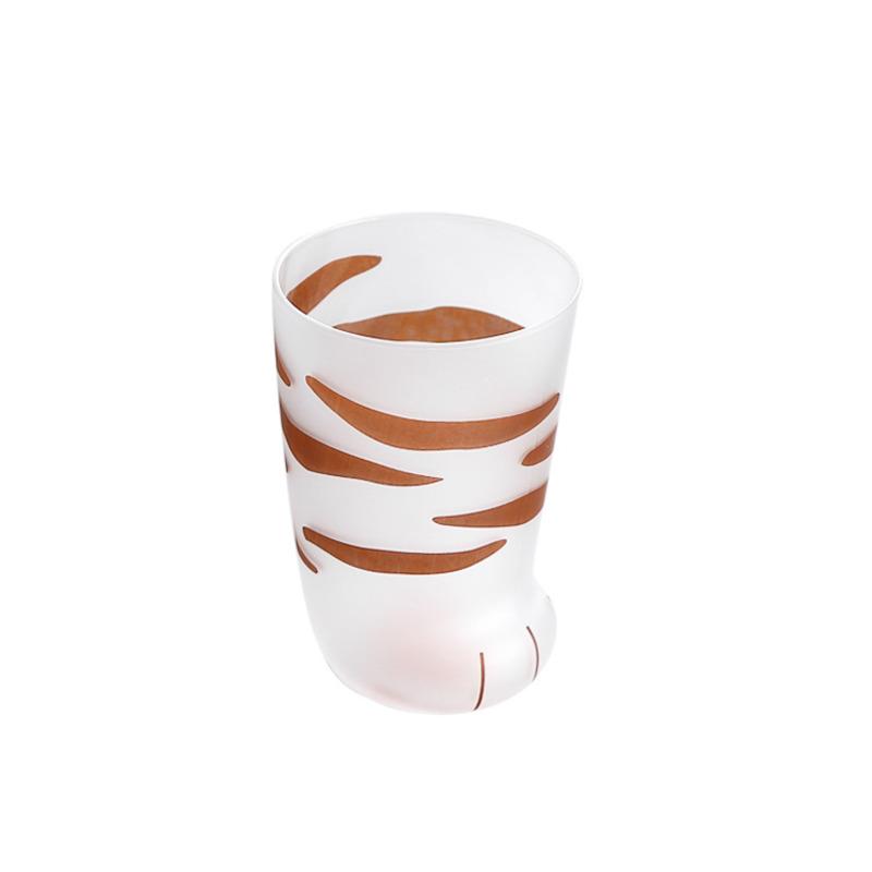Cat Paws Glas Kreativ Söt Tiger Paws Mugg Kontor Kaffemugg Tumlare Personlighet Frukost Mjölk Porslinskopp Present