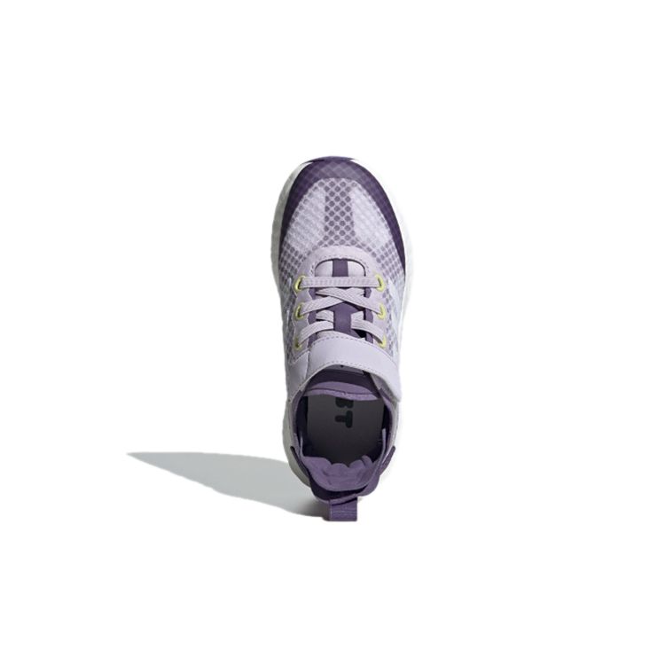 Adidas Lux El K Breathable Low Top Kids Running Shoes Kids Running Shoes Purple EG4603