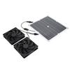 Kit de ventilateur à panneau solaire 12 W 18 V Ventilateur d'extraction solaire jusqu'à 3 000 tr/min IP65 étanche pour petit poussin extérieur