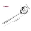Cartoon Kapybala Stainless Steel Flat-Bottomed Spoon Chinese-Style Tablespoon Thickened Soup Dinnerware for Children