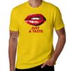 Red Lips Just a Taste TShirt anime stuff basketball graphic tees sublime men clothing