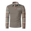 Men's Long,sleeved Collared Button,down Pocket Casual Top