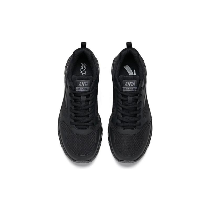 Anta Comfortable Textile, Leather Cushioning Slip Resistant Abrasion Resistant Breathable Lightweight Low top Sneakers 912515551-5