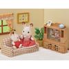 Sylvanian Families EPOCH Living Room Sofa ST Mark Certified Toy for Dollhouse Ages 3 and Up