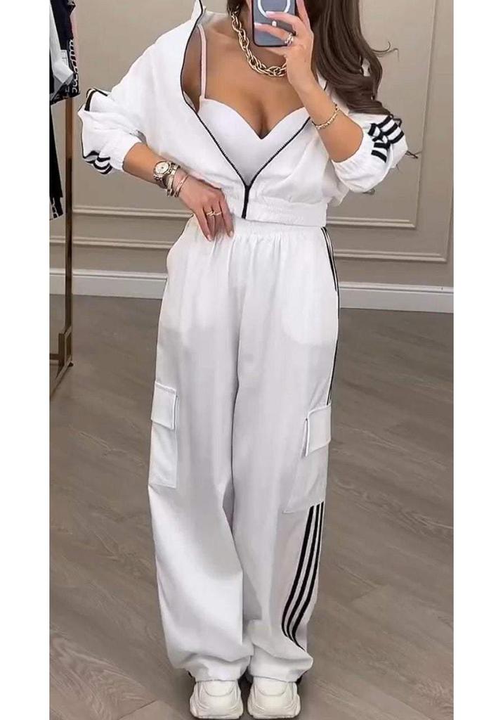 Kreativer 2026 Herbst Damen Urbaner Polyester Langarm Lässiger Modeanzug