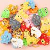 5-30pcs Mini Push Pop Bubble Fidget Toys Keychains Decor Kids Stress Supplies Birthday Party Favor Gifts Classroom Prize