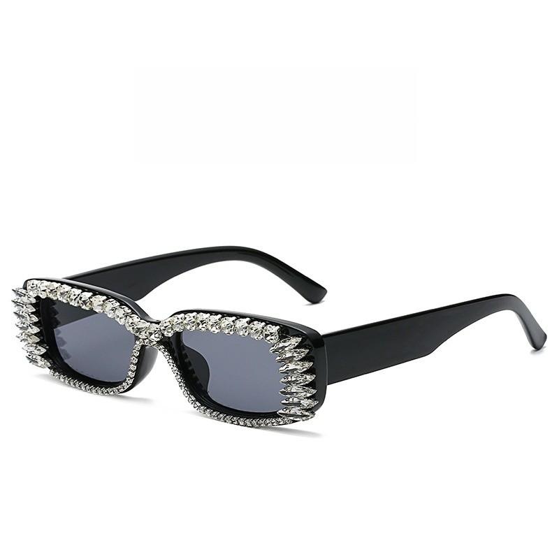 Womens Square Pc Sunglasses With Gradient Lenses For Festivals And Casual Wear