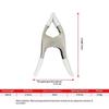 Metal Wedding Dress Clip 4/6Inch Multi-Purpose Photography Clips A-Shaped Non-Slip Rubber Heavy Duty Clamps Wedding Dress Train