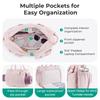 Women Large Capacity Tote Bag Versatile Commuter Handbag With Multi Pockets Shoulder Messenger Sports Bag