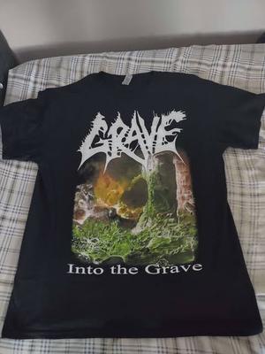 Vintage Grave Band Into The Grave Shirt Unisex Concert S To 5XL DO424 Unisex T-Shirt
