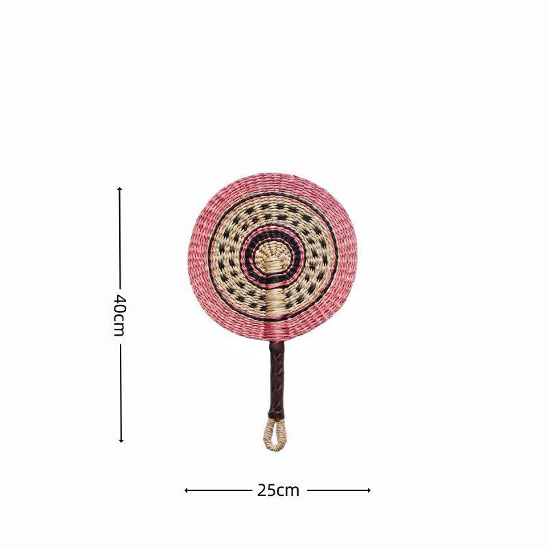 Vietnam Imports Handmade Woven Fans, Sea Grass Woven Fans, Daily Ins Style, African Elements, Wall Decoration, Homestay, Summer