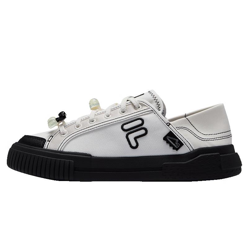 FILAFUSION Women s Canvas Slip-On Mule Sneakers 36