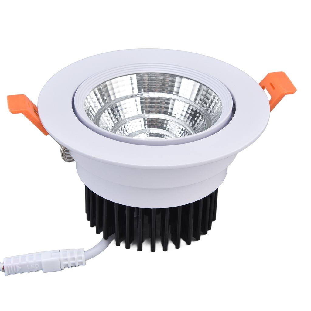 LED Einbauspots Stabiles Licht Geräuscharm Staubdicht Leicht zu Reinigen COB LED Downlight für Zuhause