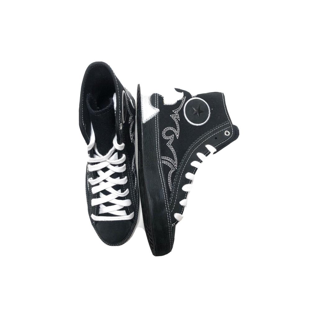 Converse Chuck Taylor All Star Sasha Wave Pattern Casual High-Top Canvas Shoes Women Sneakers Blue White 565002C