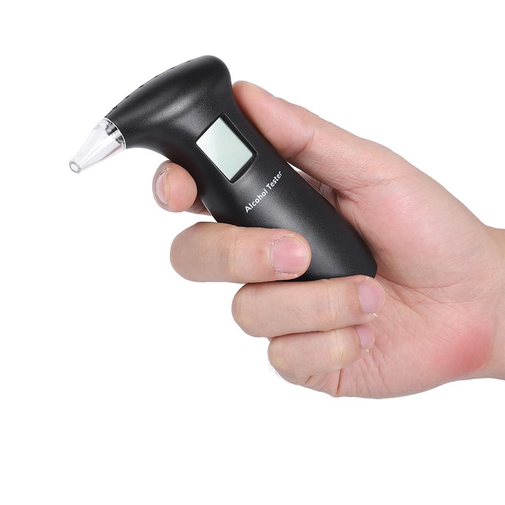 Portable Backlight Display Digital Semiconductor Sensor Breathalyser Alcohol Tester