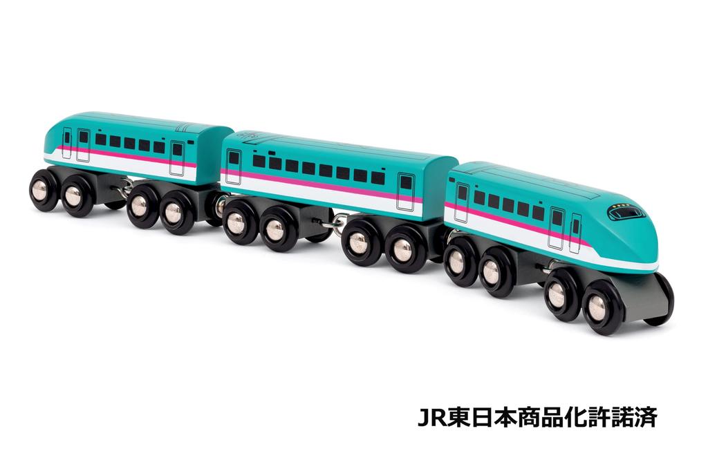 BRIO World Railway Series Shinkansen E5 Series Hayabusa (Wooden Vehicle, Electric Vehicle, Locomotive) 36086 (3 Years Old and Up)